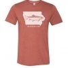 Rod And Rivet Iowa Brook Trout T Shirt
