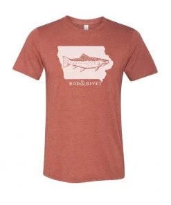 Rod And Rivet Iowa Brook Trout T Shirt