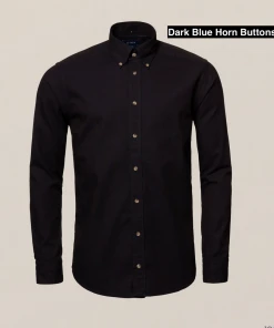 Off The Water Eton Lightweight Blue Denim Shirt -Button Down