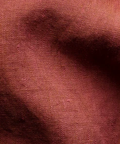 Eton Red Linen Cut Away Collar