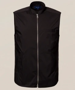 Off The Water Eton Wind Vest In Black