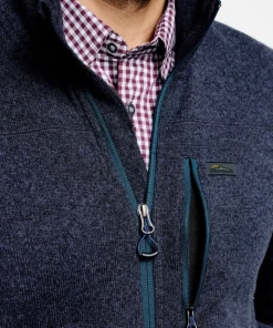 Rod & Rivet Off The Water Orvis Recycled Sweater Fleece Jacket