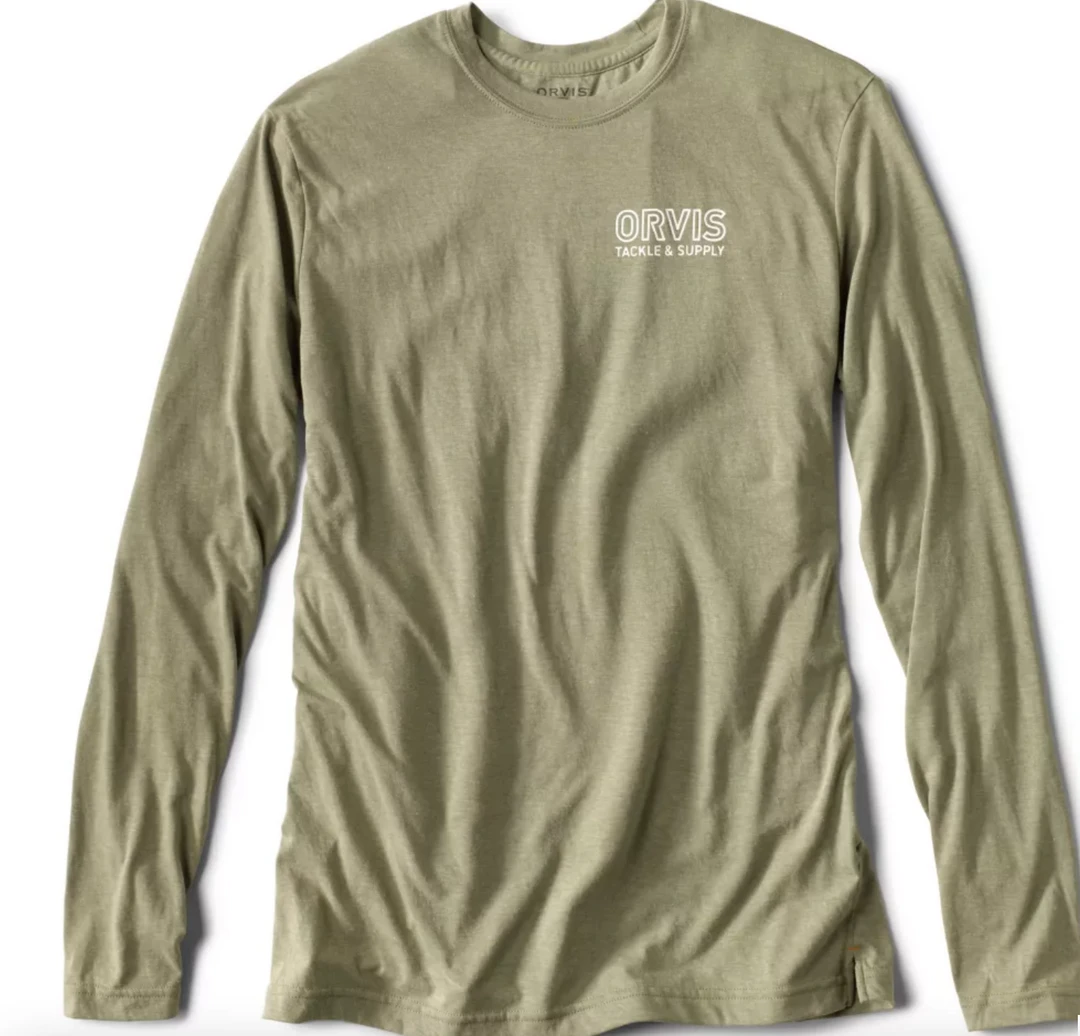 Off The Water Orvis Drirelease Tackle And Supply Long Sleeve Green 1 Off The Water Orvis Drirelease Tackle And Supply Long Sleeve Green