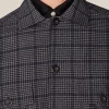 Eton Blue Checked Cotton Wool Cashmere Overshirt Off The Water