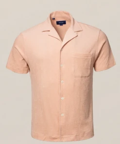 Eton Orange Terry Cloth Resort Shirt Off The Water 7 Eton Orange Terry Cloth Resort Shirt Off The Water