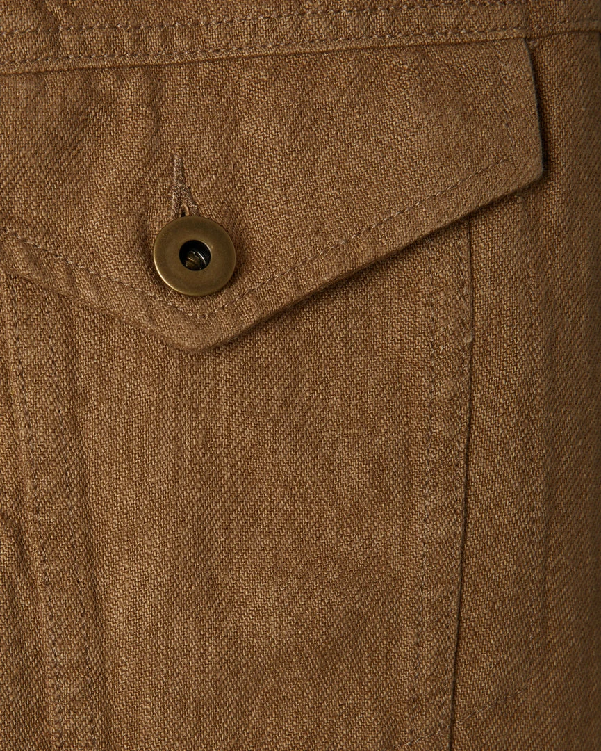 Billy Reid Tupelo Trucker Jacket Linen Off The Water 4 Billy Reid Tupelo Trucker Jacket Linen Off The Water