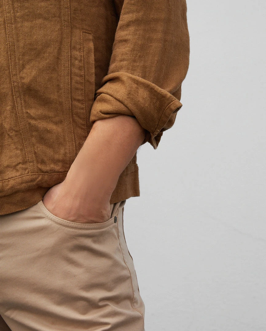 Billy Reid Tupelo Trucker Jacket Linen Off The Water 6 Billy Reid Tupelo Trucker Jacket Linen Off The Water