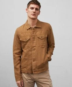 Billy Reid Tupelo Trucker Jacket Linen Off The Water 13 Billy Reid Tupelo Trucker Jacket Linen Off The Water
