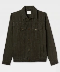 Billy Reid Tupelo Trucker Jacket Linen Off The Water 9 Billy Reid Tupelo Trucker Jacket Linen Off The Water