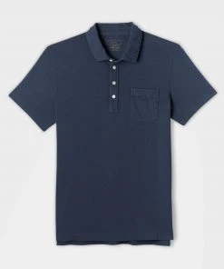 Casual Shirts Billy Reid Pensacola Polo Navy