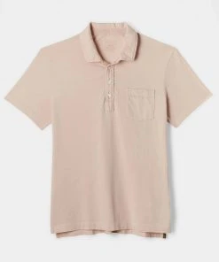 Billy Reid Pensacola Polo Blush Casual Shirts