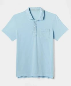 Casual Shirts Billy Reid Pensacola Polo Sky Blue